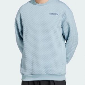 Adidas Terrex Men's Light Blue Crewneck Sweater
